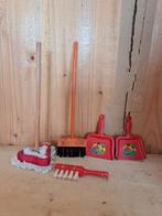 Voor middelgrote pop: zwabber, bezem (17 cm), stoff, Onbekend, Ophalen of Verzenden, Zo goed als nieuw, Onbekend
