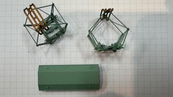 2 pantograven Electrotren NS1300 HO. Spare parts beschikbaar voor biedingen