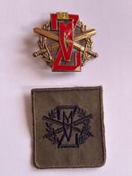 ZMV Speld NO: 3 rood met batch, Verzenden, Landmacht, Nederland, Kleding of Schoenen