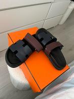 Hermes chypre ‘Marine / Marron Palissandre’, Kleding | Heren, Schoenen, Blauw, Ophalen, Sandalen, Hermes