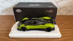 Almost Real Pagani Zonda Cinque Coupé Groen 1:18 1/18, Ophalen of Verzenden, Zo goed als nieuw, Auto, Overige merken