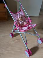 Baby Annabell pop (36cm) met buggy, Ophalen of Verzenden, Zo goed als nieuw, Babypop