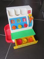 Fisher price kassa met drie munten, vintage., Kinderen en Baby's, Speelgoed | Fisher-Price, Ophalen of Verzenden, Gebruikt, Speelset
