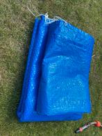 Zwembad afdek zeil en noppen folie, Ophalen, Minder dan 80 cm, Zo goed als nieuw, 200 tot 400 cm