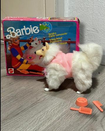 Barbie snowball hond vintage poolhond in doos compleet beschikbaar voor biedingen