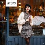 ZGAN!! Mooie fleurige rokje van Steps maat 42!, Verzenden, Zwart, Maat 42/44 (L), Zo goed als nieuw