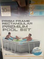 Intex prism frame rectangular, Tuin en Terras, Zwembaden, Ophalen, Gebruikt, Minder dan 80 cm, Minder dan 200 cm