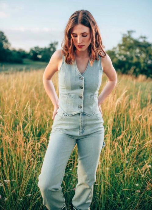 Nieuw! RAGWEAR licht blauw denim jeans gilet mt 44 vegan, Kleding | Dames, Truien en Vesten, Nieuw, Maat 46/48 (XL) of groter