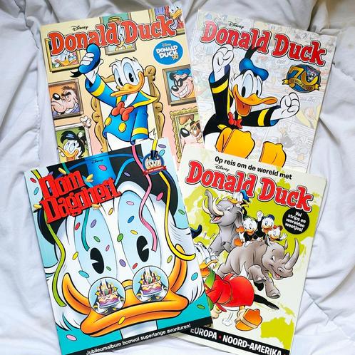 NU €15 ‼️ 4x Donald Duck jubileumalbums op reis album, Boeken, Strips | Comics, Zo goed als nieuw, Meerdere comics, Europa, Ophalen of Verzenden
