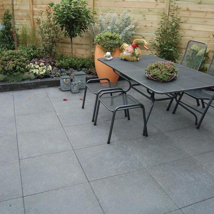 terrastegel 60x60x3 marlux midden grijs, Tuin en Terras, Tegels en Klinkers, Nieuw, Terrastegels, Beton, 10 m² of meer, Ophalen of Verzenden