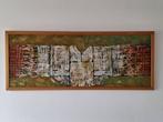 figuratief schilderij Leyla Munteanu SKIRT 7 lijst 58x148cm, Antiek en Kunst, Kunst | Schilderijen | Abstract, Ophalen