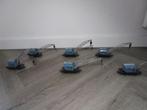 Marklin 4611/ 6804 zes keer kraanwagon van de db blauw., Hobby en Vrije tijd, Modeltreinen | H0, Wisselstroom, Gebruikt, Wagon