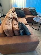 Cognac kleurige Eijerkamp hoekbank - veel zitruimte!, Ophalen, Gebruikt, Hoekbank, 300 cm of meer