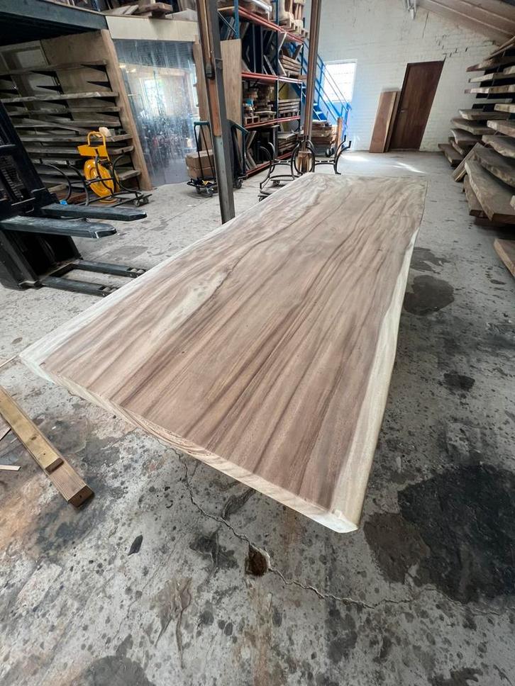 Boomstamtafel 300 x 110 x 8cm (36), Huis en Inrichting, Tafels | Eettafels, Nieuw, 100 tot 150 cm, 200 cm of meer, Vijf personen of meer