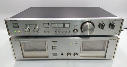 Vintage Luxman C-02 en M-02, pre- & power amp, gereviseerd, Audio, Tv en Foto, Versterkers en Receivers, Stereo, Minder dan 60 watt