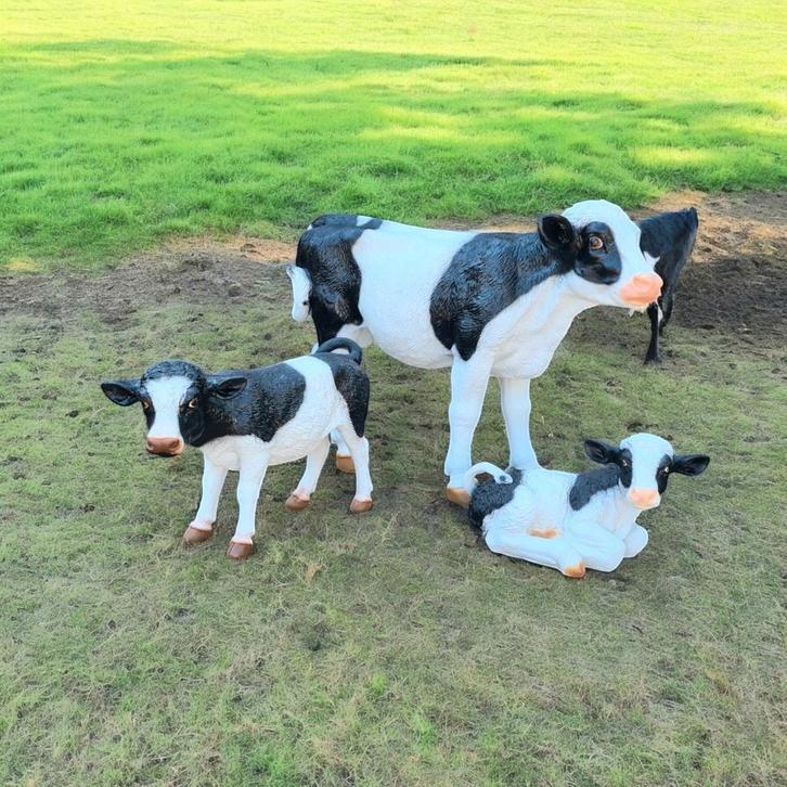 Beeld koe, polyester geit, varken, lammetje, beeld kalf, Verzamelen, Dierenverzamelingen, Nieuw, Beeldje of Figuurtje, Boerderijdier