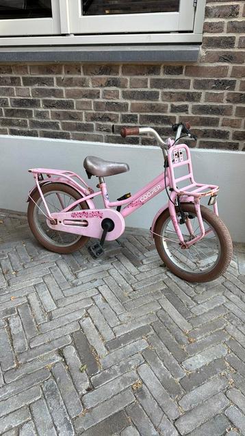 Meisjesfiets - kinderfiets 16 inch gebruikt beschikbaar voor biedingen
