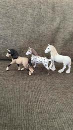 Schleich Grote tinker, gespikkelde hengst, merrie, Zo goed als nieuw, Verzenden