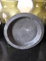Bodemvondst antiek tinnen bord, Antiek en Kunst, Antiek | Tin, Verzenden