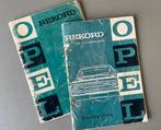 2 groezelige instructieboekjes voor Opel Rekord, Ophalen of Verzenden, Zo goed als nieuw, Opel