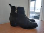 Zwarte laarsjes leer maat 37 zwarte laarzen maat 37, Zwart, Lage of Enkellaarzen, Ophalen of Verzenden, Zo goed als nieuw