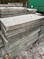 Betonplaten - 140 stuks, Tuin en Terras, Tegels en Klinkers, Gebruikt, Ophalen of Verzenden, 10 m² of meer, Beton