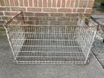 Metalen mand, krat, Ophalen