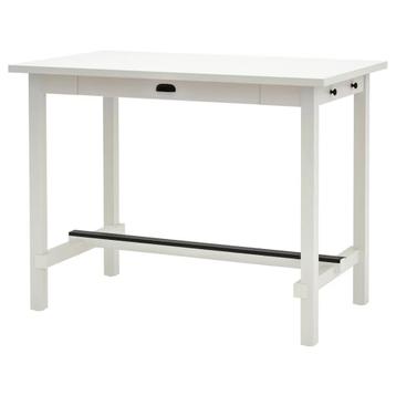 Ikea NORDVIKEN Bartafel / Hoge tafel wit beschikbaar voor biedingen