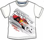 Disney Cars T-shirt Wit - Maat 92 - 98 - 104 - 116 - 122, Kinderen en Baby's, Kinderkleding | Maat 98, Disney, Nieuw, Ophalen of Verzenden