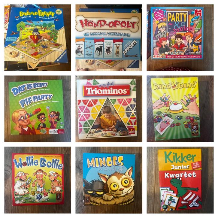 Heel veel spelletjes, Hobby en Vrije tijd, Gezelschapsspellen | Bordspellen, Ophalen of Verzenden