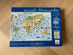 Djeco Dieren van de Wereld legpuzzel, Ophalen of Verzenden, Meer dan 50 stukjes, Zo goed als nieuw, 4 tot 6 jaar