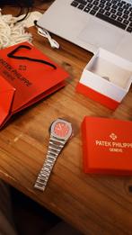 Patek Philippe Nautilus Tiffany & Co rode wijzerplaat, Sieraden, Tassen en Uiterlijk, Horloges | Heren, Ophalen of Verzenden, Zo goed als nieuw