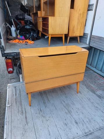 Vintage dekenkist mid century (perfect als wasmand) beschikbaar voor biedingen