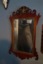 Antieke Engelse Feniks muur spiegel c. 1780, Antiek en Kunst, Antiek | Spiegels, Minder dan 100 cm, Minder dan 50 cm, Rechthoekig