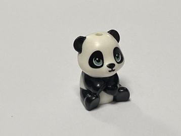 Lego nieuwe zwart witte zittende panda  (Qui Qui) beschikbaar voor biedingen