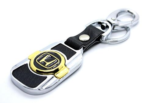 Honda Sleutelhanger | Leer, Metaal | Karabijnsluiting | Hond, Verzamelen, Sleutelhangers, Nieuw, Ophalen of Verzenden
