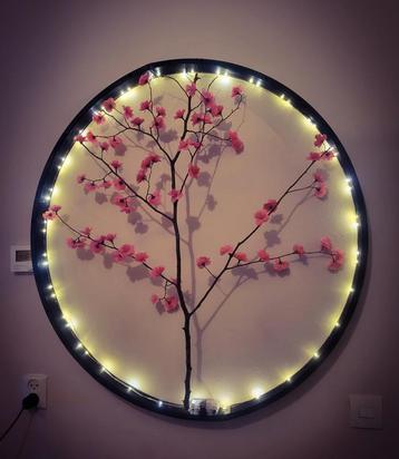 Eyecatcher: Kunstbloem boom met LED verlichting - 1 meter beschikbaar voor biedingen