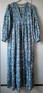 Daughters of India maxi jurk in maat 36, Blauw, Ophalen of Verzenden, Zo goed als nieuw, Maat 36 (S)