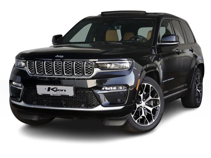 Jeep Grand Cherokee 2.0 Summit Reserve 4xe | Cognac leer | M, Auto's, Jeep, Bedrijf, Te koop, Grand Cherokee, 360° camera, 4x4