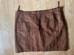s oliver Minirok in suèdelook, Kleding | Dames, Rokken, Bruin, Maat 46/48 (XL) of groter, Ophalen of Verzenden, Zo goed als nieuw
