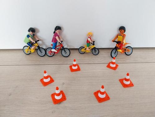 Setje playmobil fietsers, Kinderen en Baby's, Speelgoed | Playmobil, Zo goed als nieuw, Ophalen of Verzenden