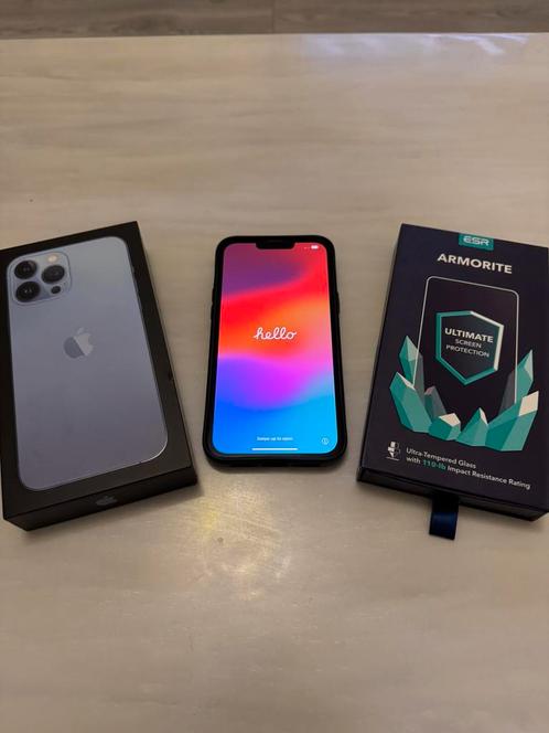 ZGAN iPhone 13 Pro Max 128GB met Mous Case en ESR protector, Telecommunicatie, Mobiele telefoons | Apple iPhone, Zo goed als nieuw