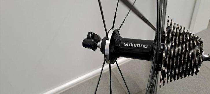 Wielset Shimano wh-rs81, Fietsen en Brommers, Fietsonderdelen, Gebruikt, Racefiets, Wiel, Ophalen of Verzenden