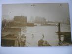 fotokaart dalfsen watersnood 1925 met kleine gaartjes kijken, Verzamelen, Ansichtkaarten | Nederland, Verzenden, 1920 tot 1940