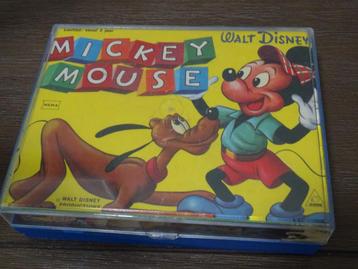 puzzel Mickey Mouse blokken doos Walt Disney Donald Duck beschikbaar voor biedingen