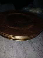 Goudkleurige Onderborden, Ophalen, Overige materialen, Zo goed als nieuw, Bord(en)