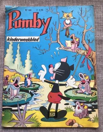 Pumby kinderstripblad nr.109 uit 1970 beschikbaar voor biedingen