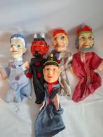 Leuk set retro poppenkastpoppen handpoppen, Ophalen of Verzenden, Zo goed als nieuw