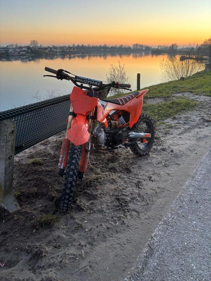Pitbike ultra Crosser 125cc, Fietsen en Brommers, Brommers | Crossbrommers, Gebruikt, Overige merken, Ophalen