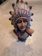 Indianenbeeld - Mensenbeeld, Verzamelen, Beelden en Beeldjes, Ophalen of Verzenden, Gebruikt, Mens